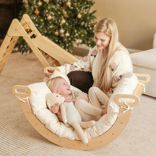 Tiny Land® Thick Padded Play Cushion - Arch Not Included - Natural CuteNest