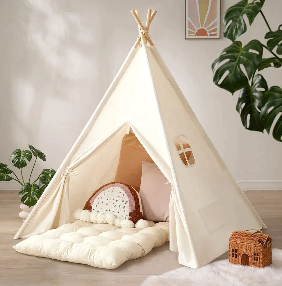 Tiny Land® Thick Padded Play Cushion - Arch Not Included - Natural CuteNest