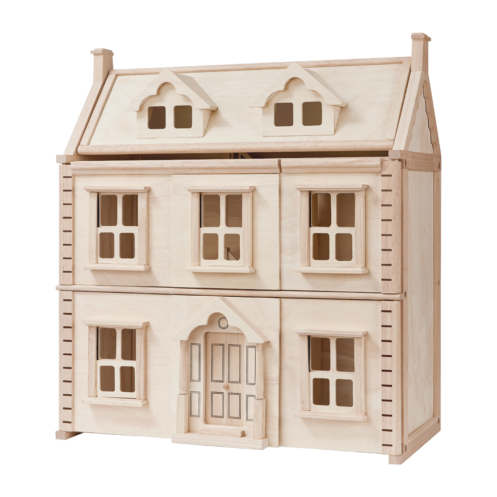 Victorian Dollhouse - Natural CuteNest