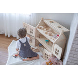 Victorian Dollhouse - Natural CuteNest