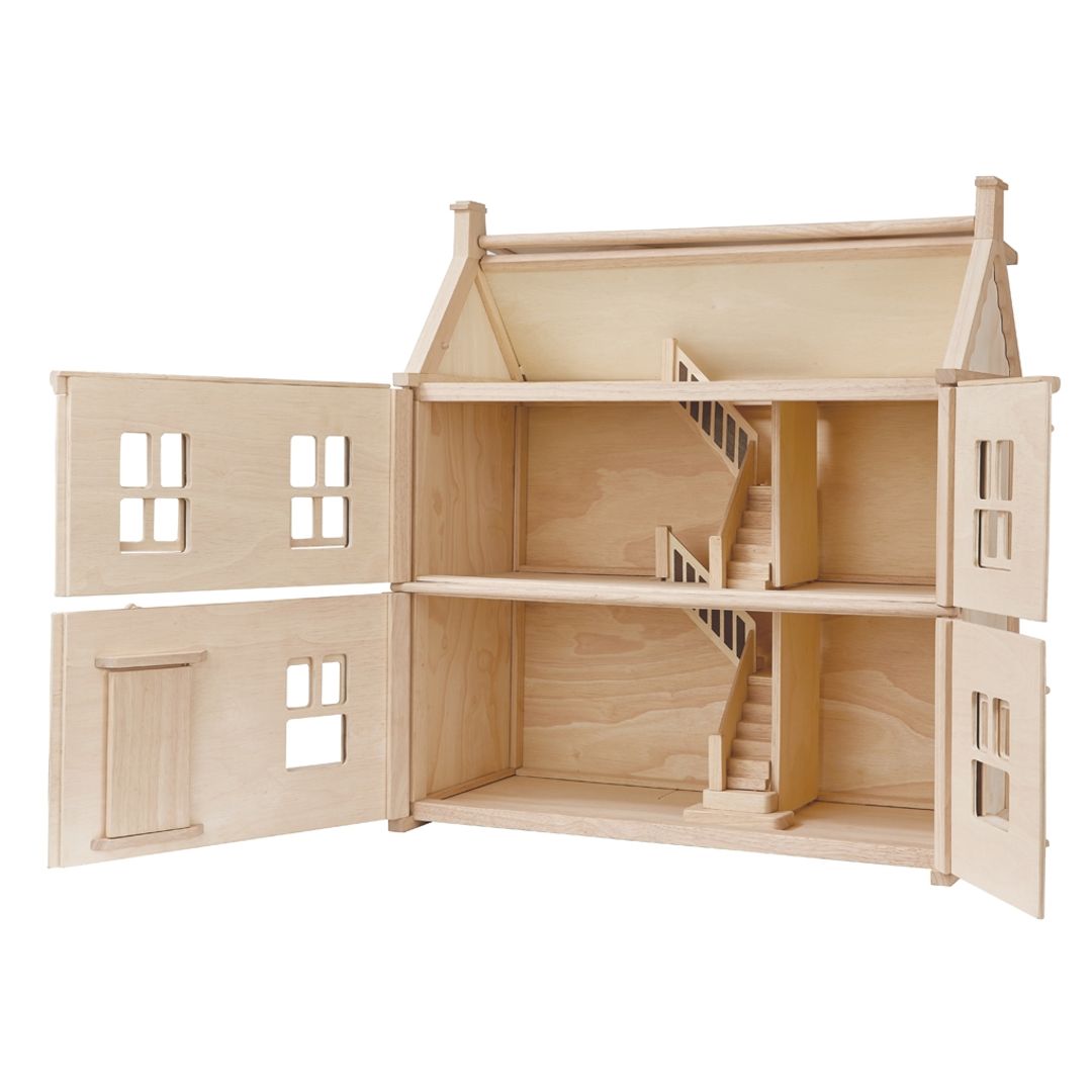 Victorian Dollhouse - Natural CuteNest