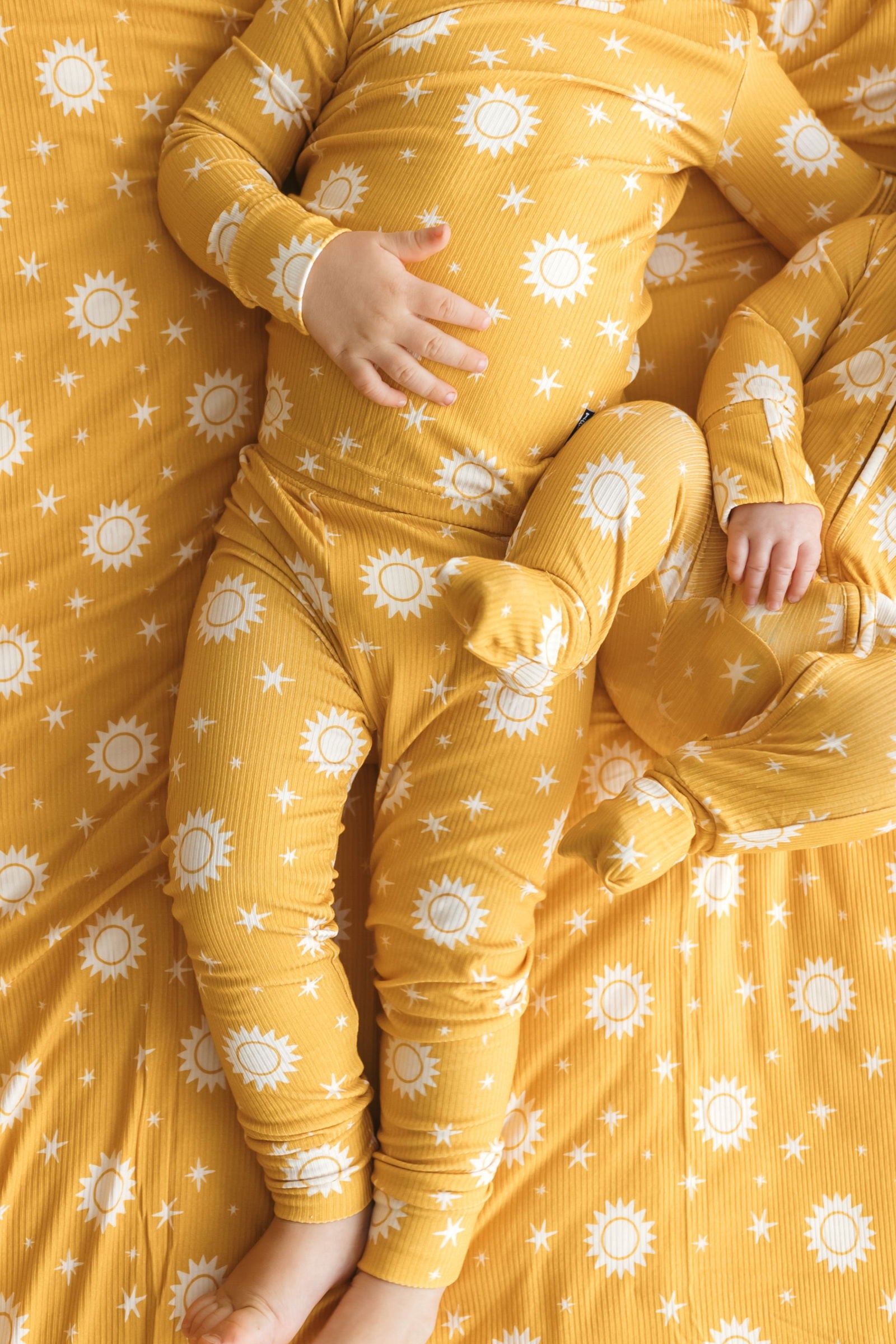 XL QUILTED BAMBOO BLANKET- Sunshine Ribbed - Natural CuteNest