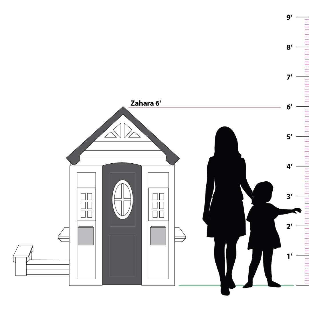 Zahara Playhouse - Natural CuteNest