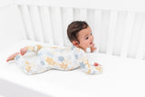 Zip Romper - Snowflakes - Natural CuteNest